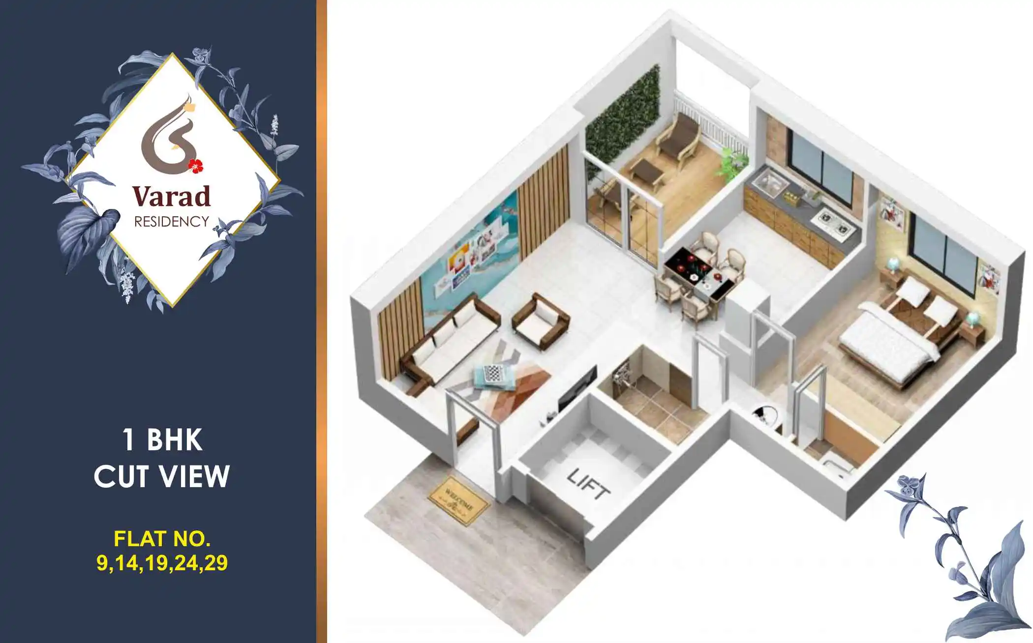 1BHK flat in nashik